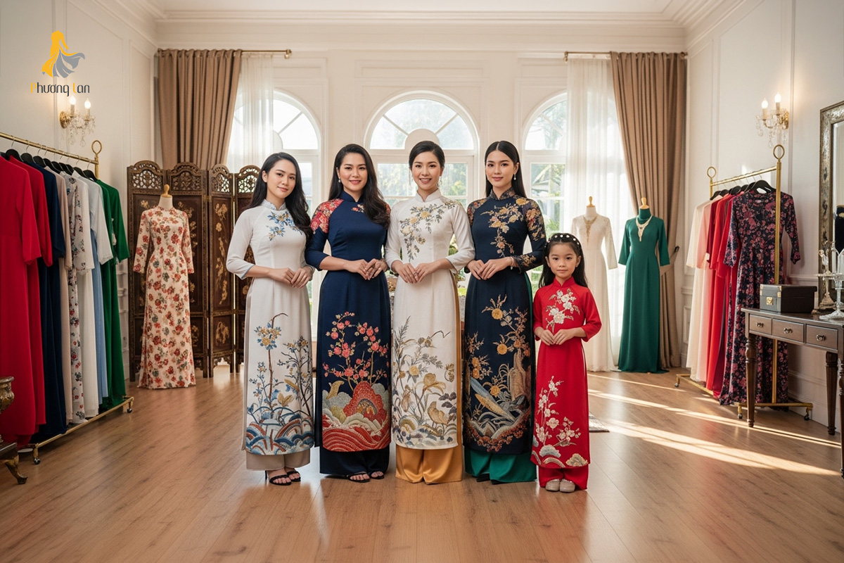 Các dáng người cơ bản khi chọn áo dài - Áo Dài Phương Lan