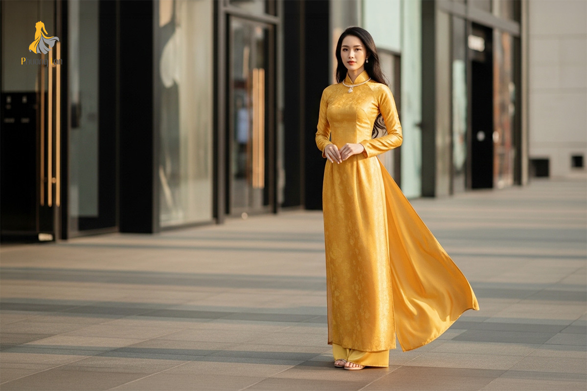 Phong thái duyên dáng thanh lịch - Áo Dài Phương Lan